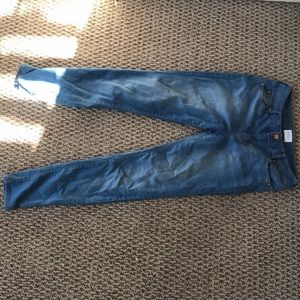 Celebrity pink light wash jeans